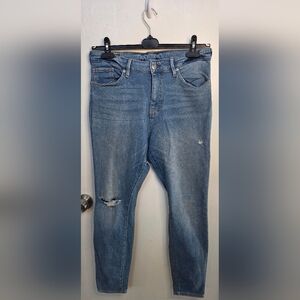 *2 For $40* True Religion Jennie Curvy High Rise Skinny Distressed Jeans